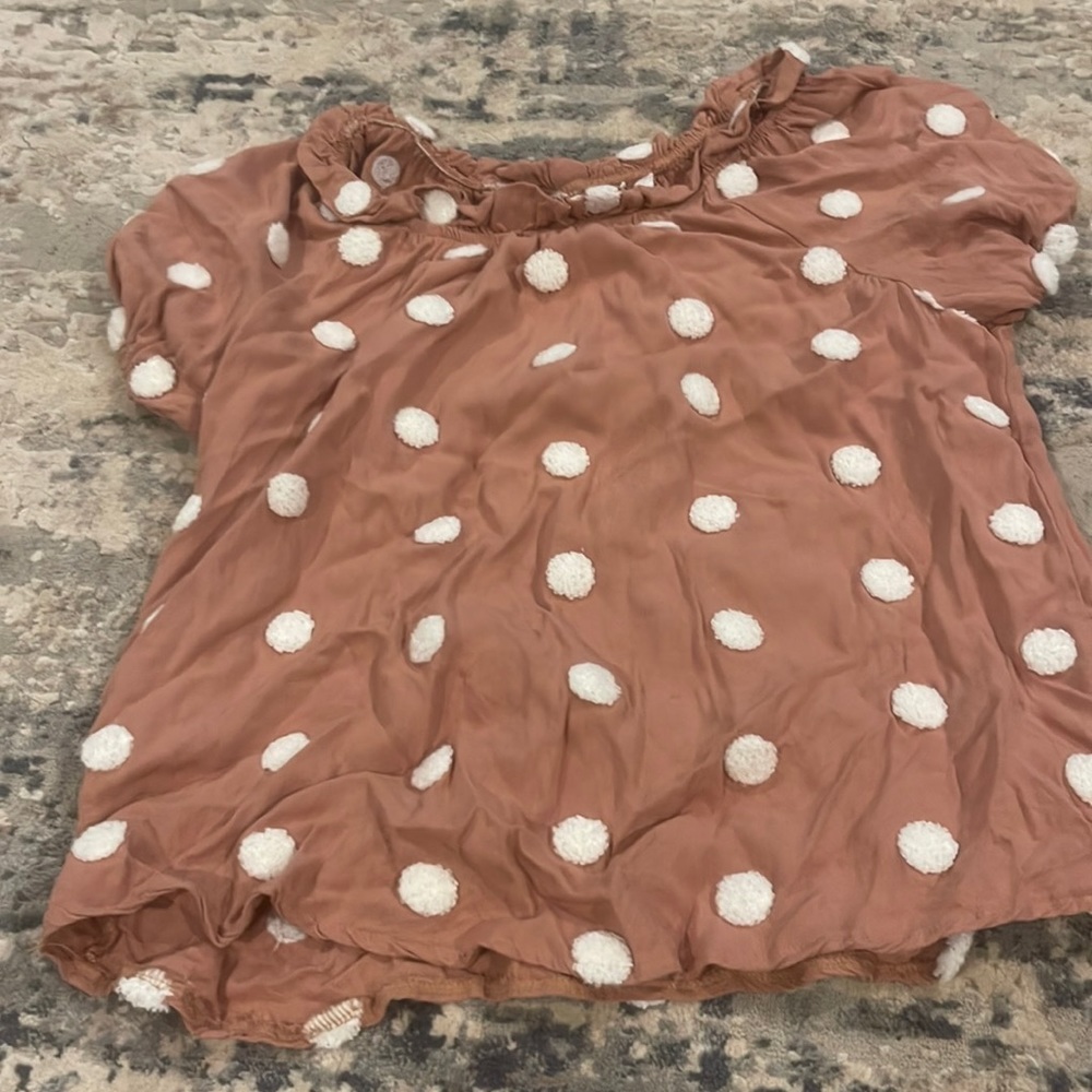 Polka dot top